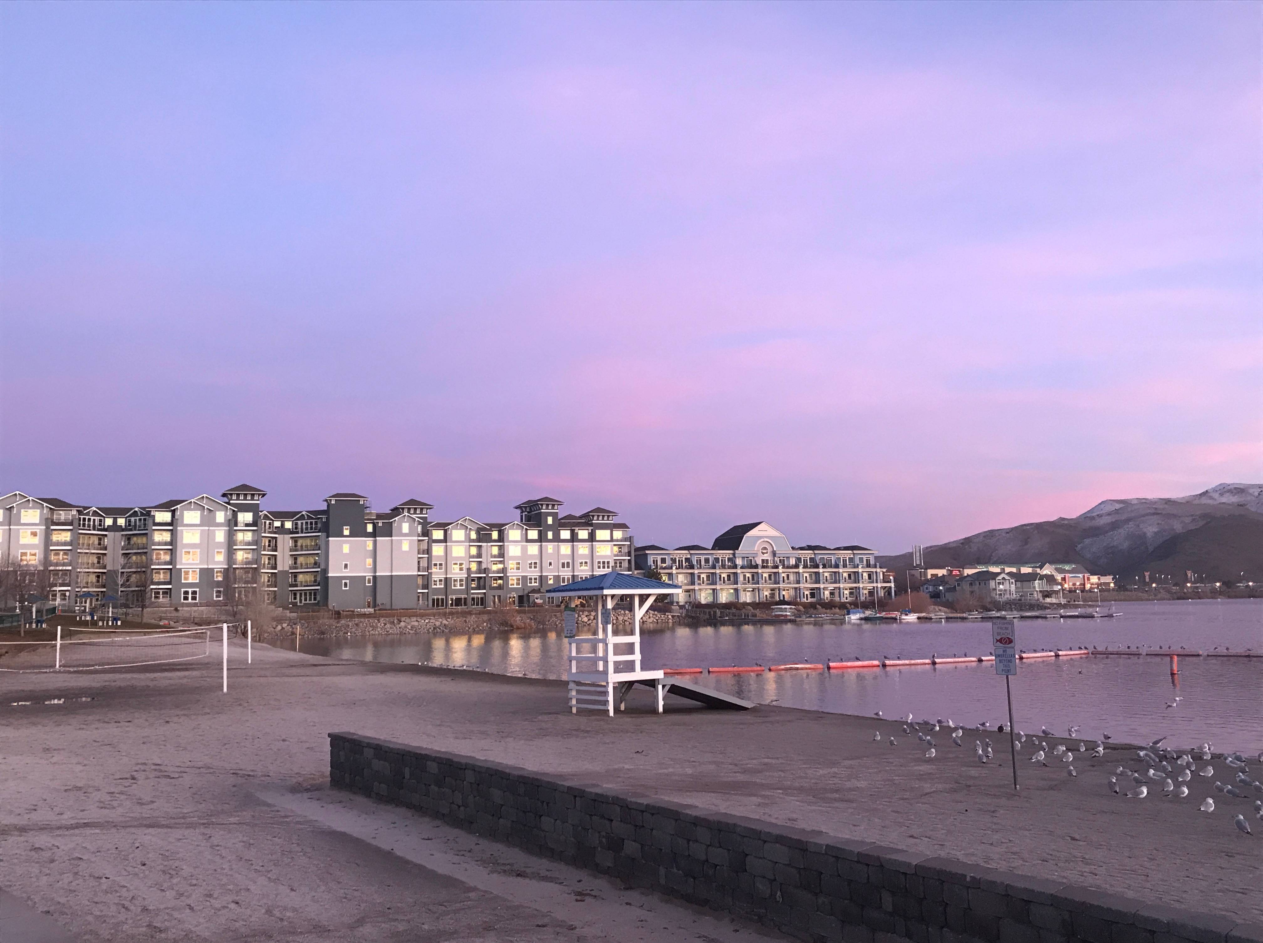 Beautiful skies over the Sparks Marina